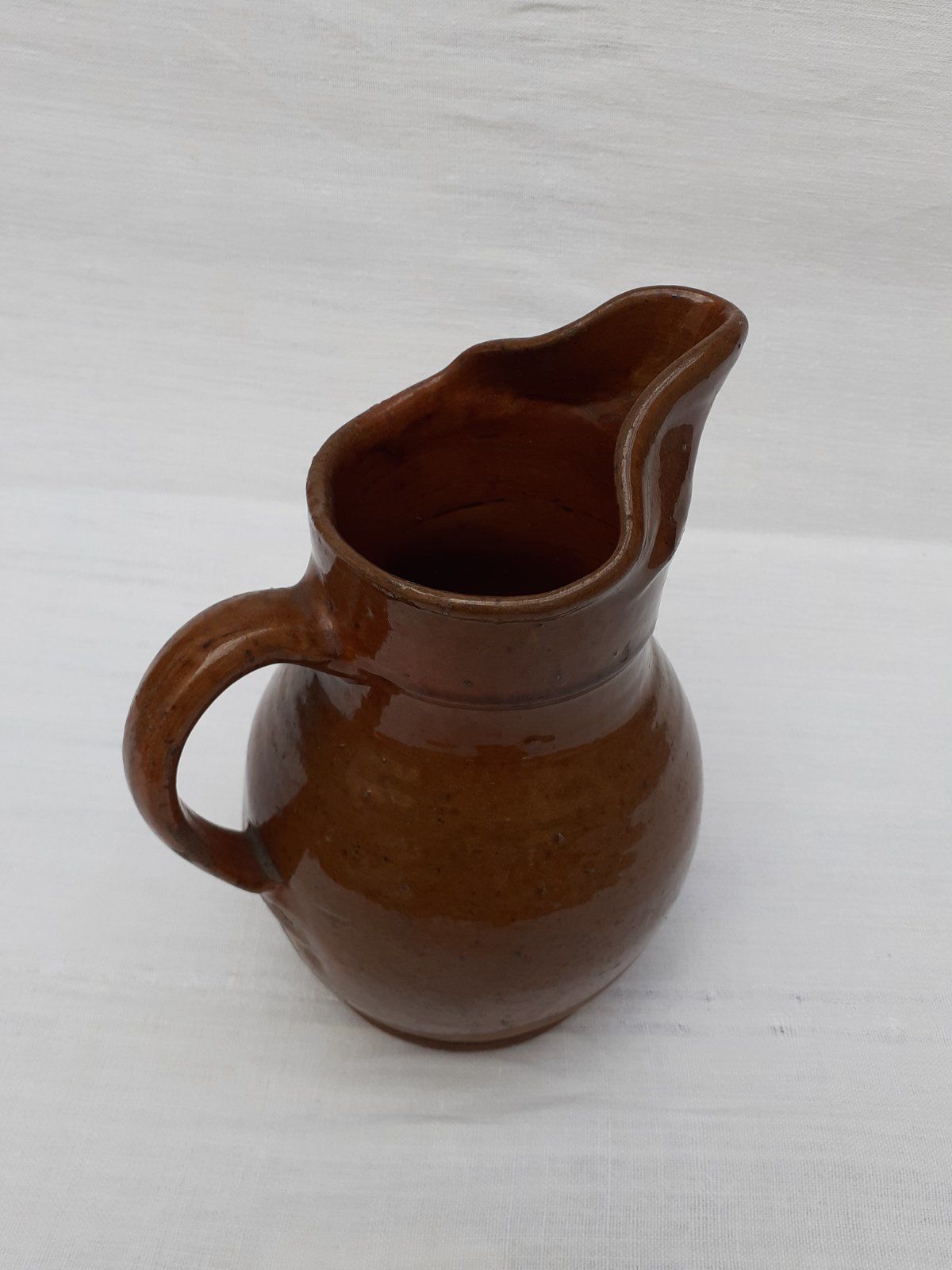Stoneware Cider Pitcher photo for sale