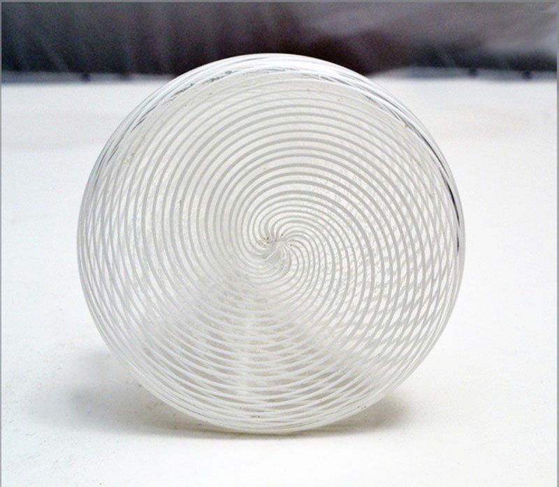 Italian Blown Glass Vases By Aureliano Toso For Aureliano Toso, 1950s, Set Of 2 photo for sale