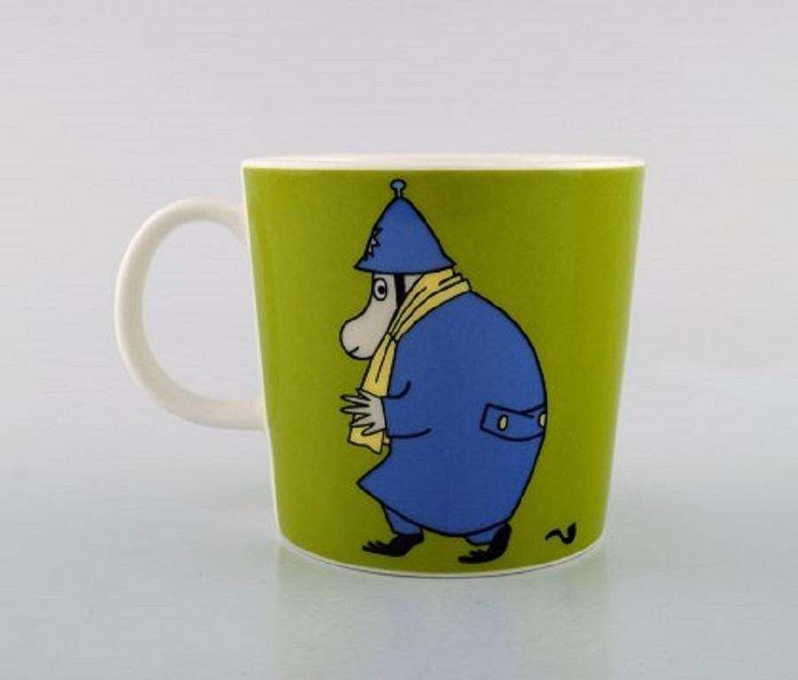 Arabia, Finland, Two Cups In Porcelain With Motifs From "Moomin" photo for sale