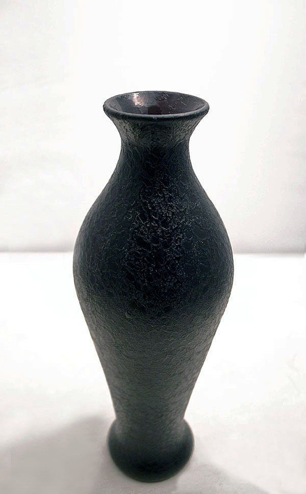 Mid Century Dark Amethyst Glass Vases By Flavio Poli For Seguso, Set Of 2 photo buy