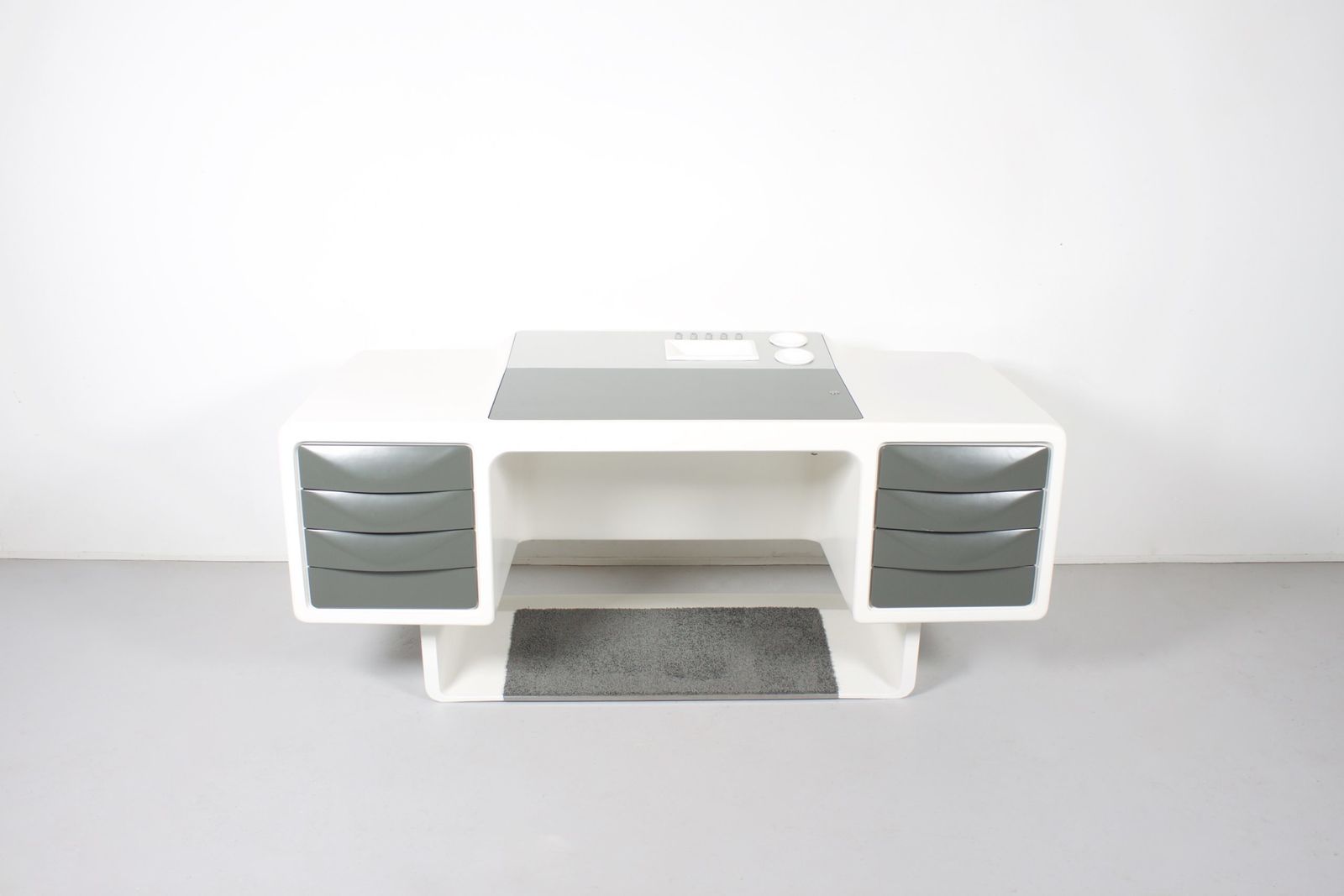 Very Rare Fiberglass Directors Desk By Ernest Igl For Wilhelm Werndl photo for sale