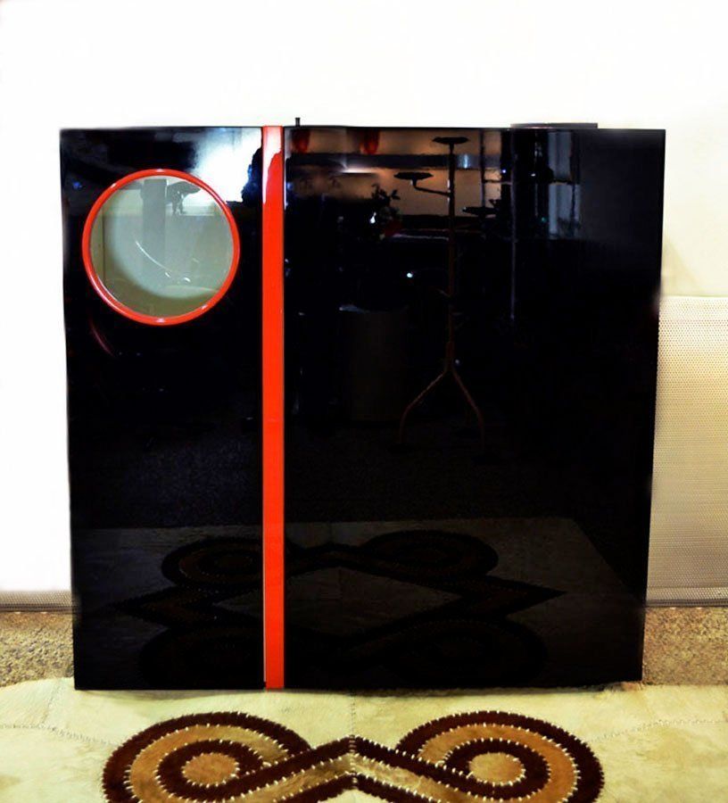 Audio And Video Play Center By Giotto Stoppino For Acerbis, 1980s photo furniture
