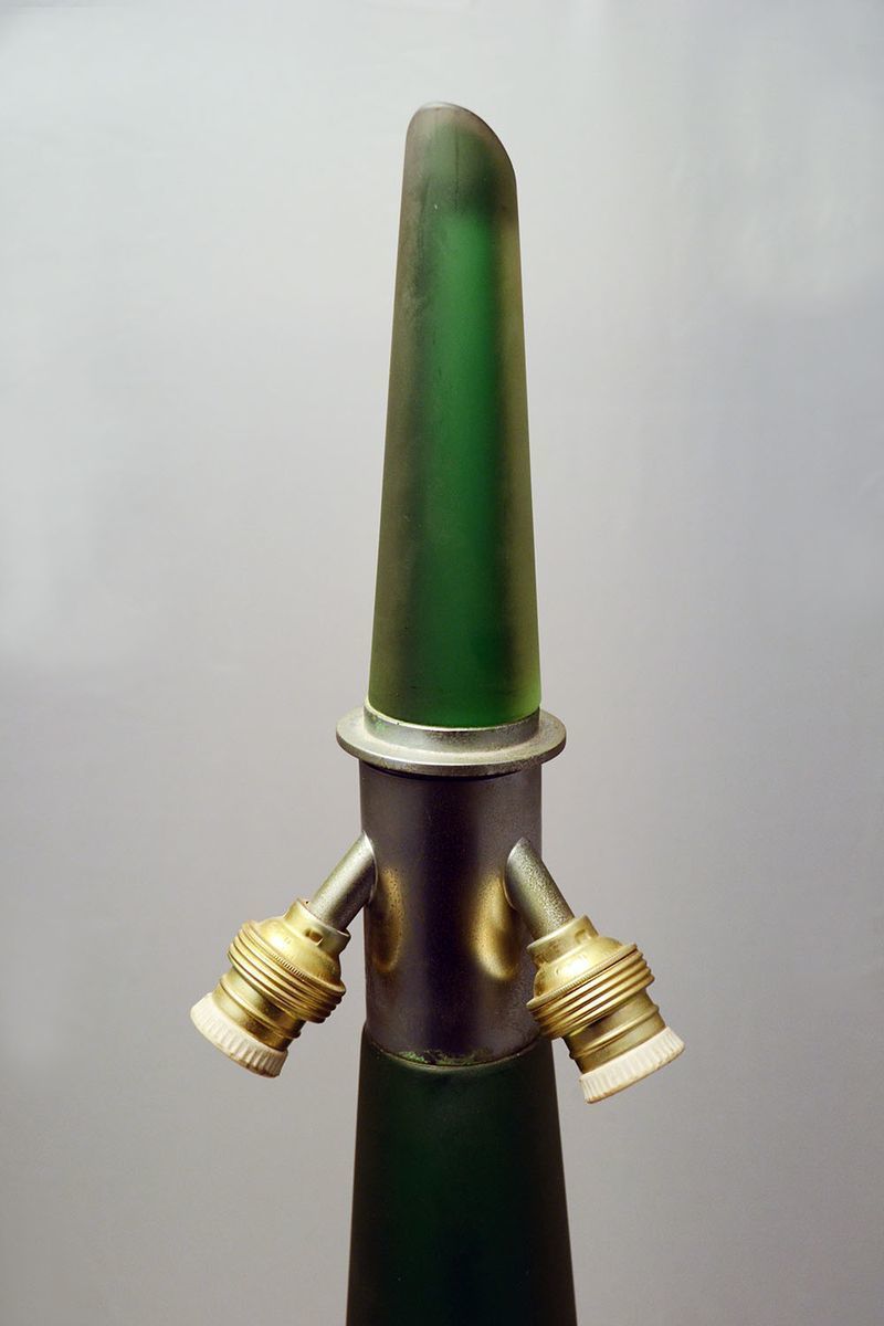 2610.0 Sommerso Murano Glass Table Lamp From Seguso, 1950s photo