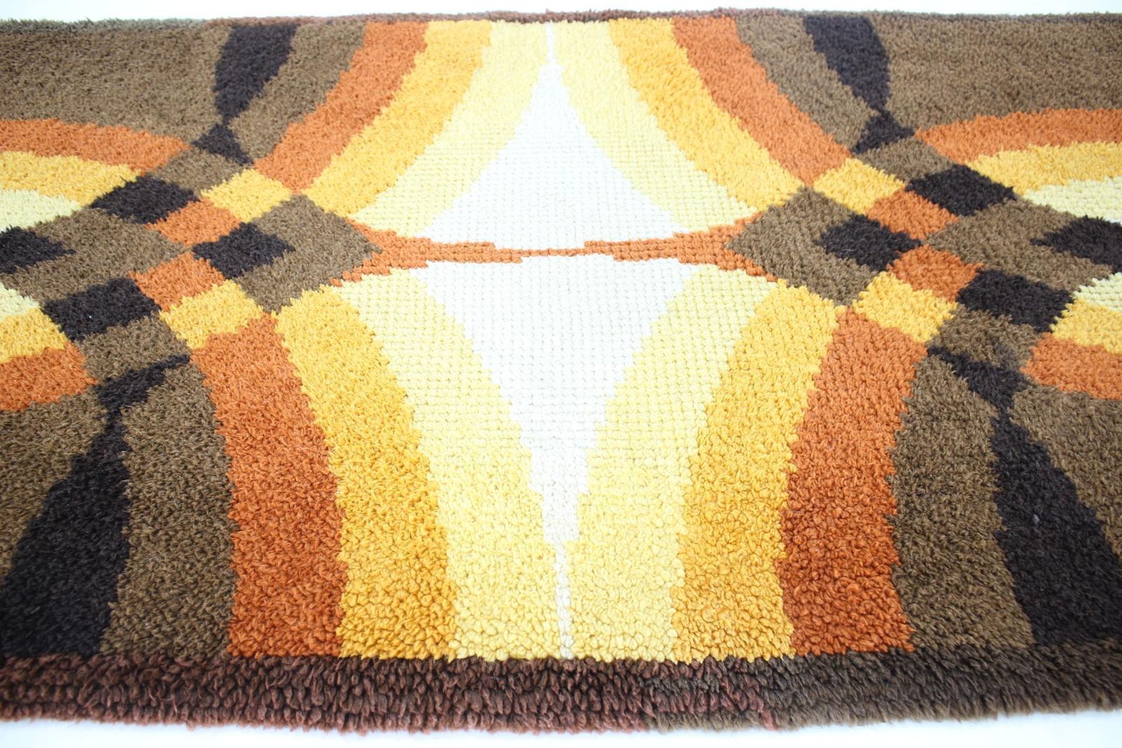 Small Danish Midcentury Wool Carpet / Rug   1970s photo for sale