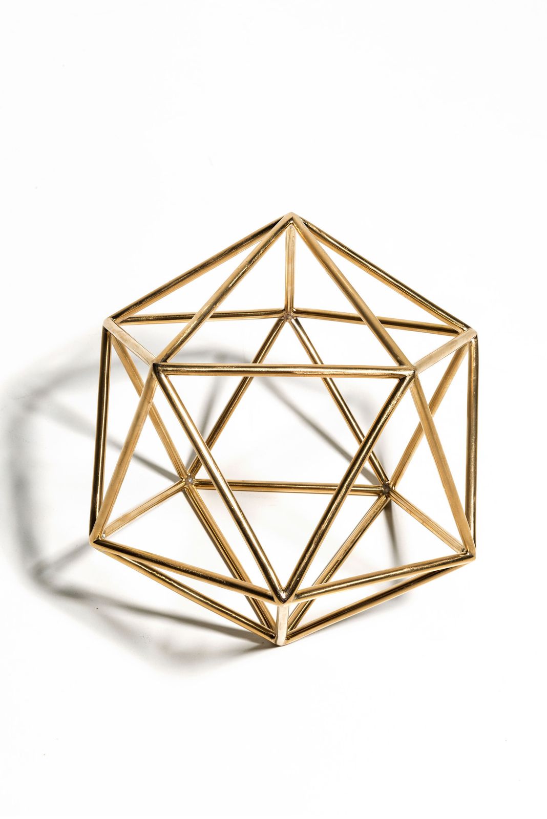 Icosaedro, From The Platonic Volumes By Contemporary Artist Cesare De Vita