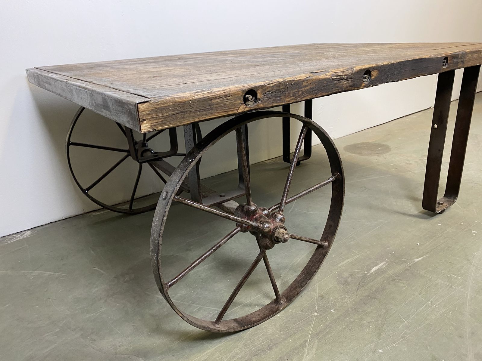 Industrial Coffee Table, 1950s photo furniture