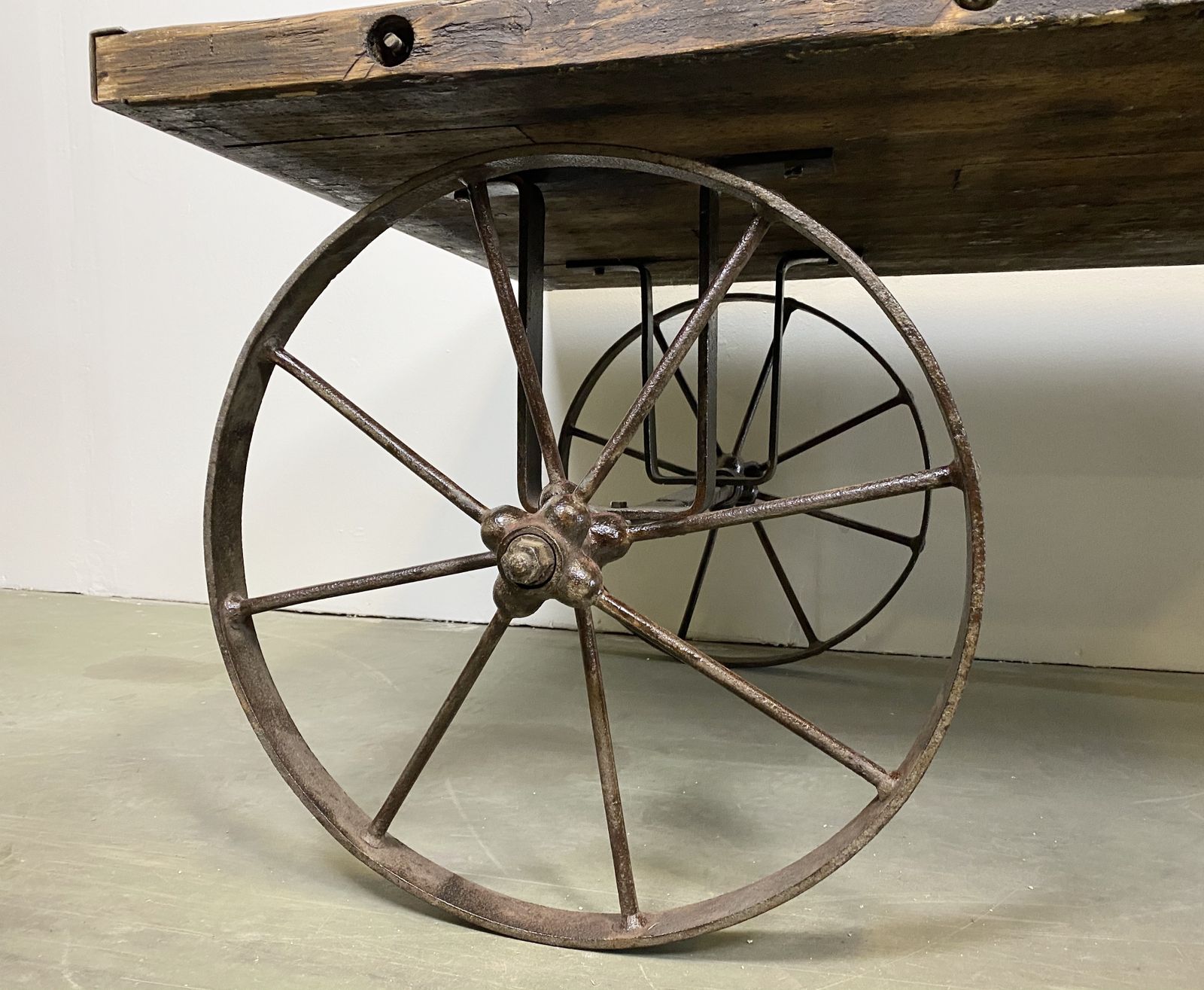 Industrial Coffee Table, 1950s photo vintage