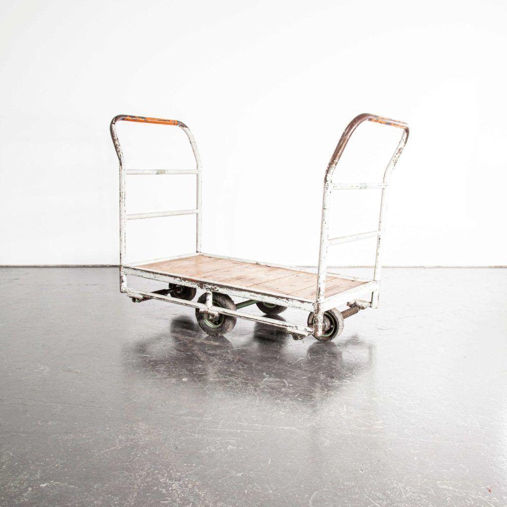 1950’s French Industrial Trolley – Tricotage Marmoutier photo for sale