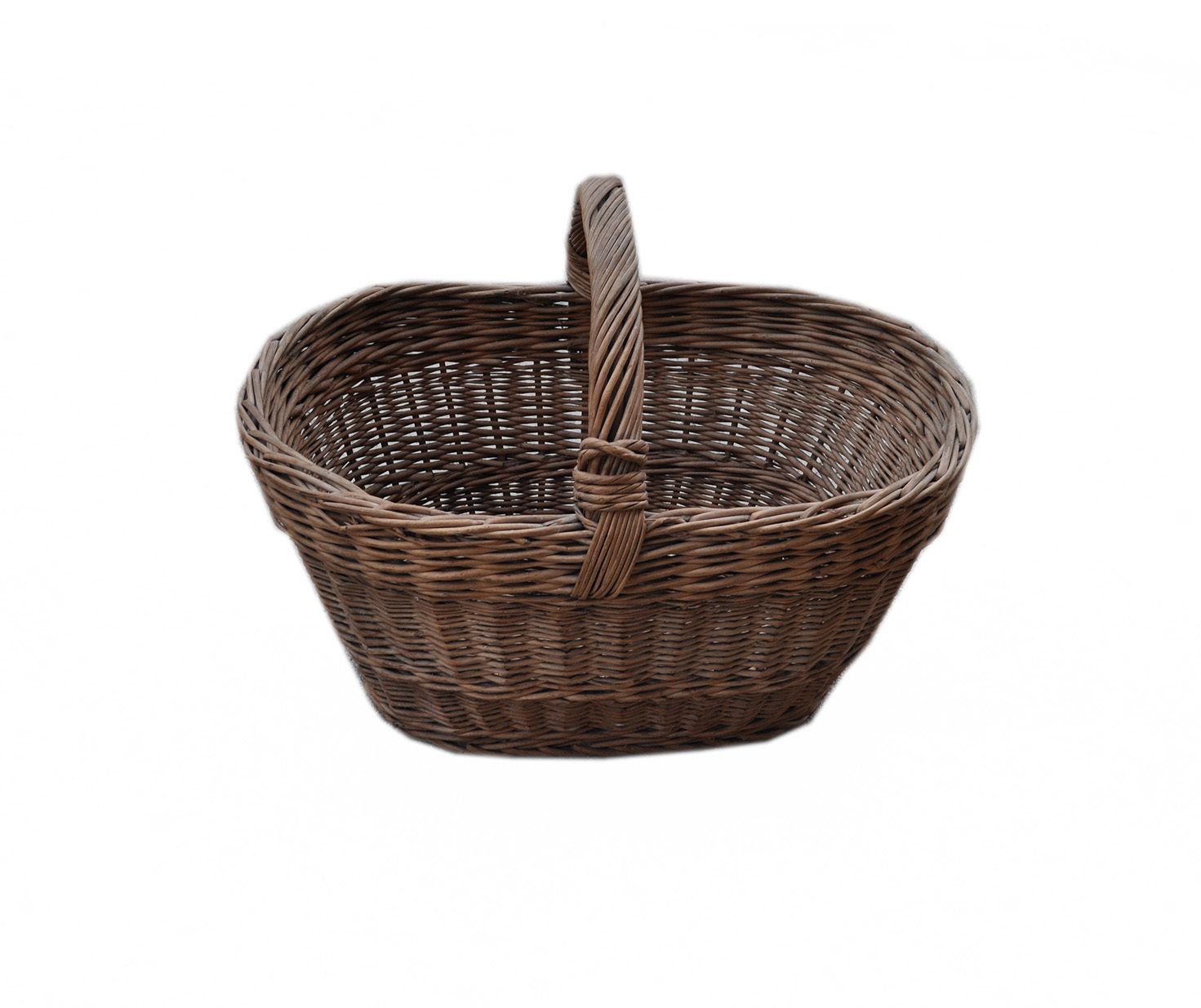 Old Hand Woven Wicker Basket photo Home Decor