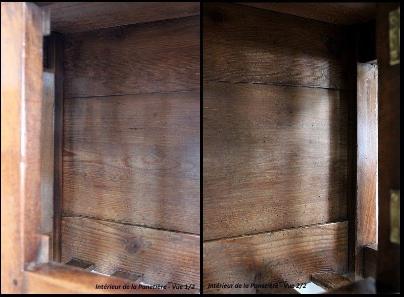 photo vinterior Authentic Small Panetière In Walnut, Louis Philippe Period ,Middle Of The 19th Century