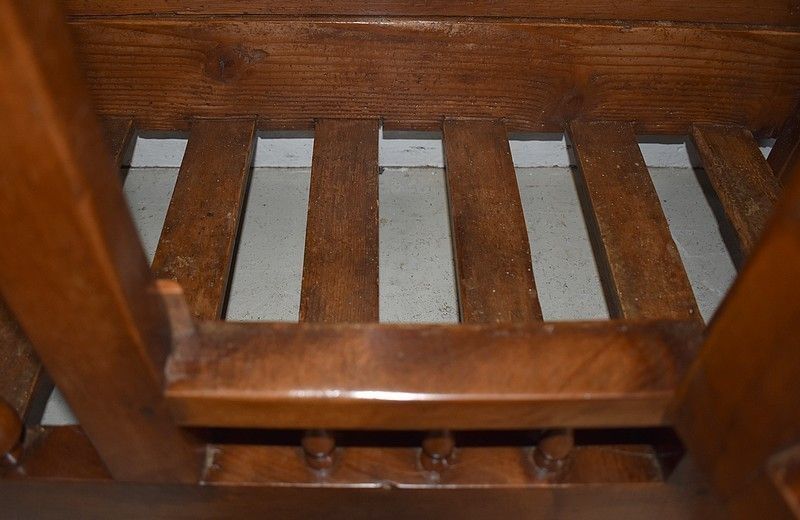 photo buy Authentic Small Panetière In Walnut, Louis Philippe Period ,Middle Of The 19th Century