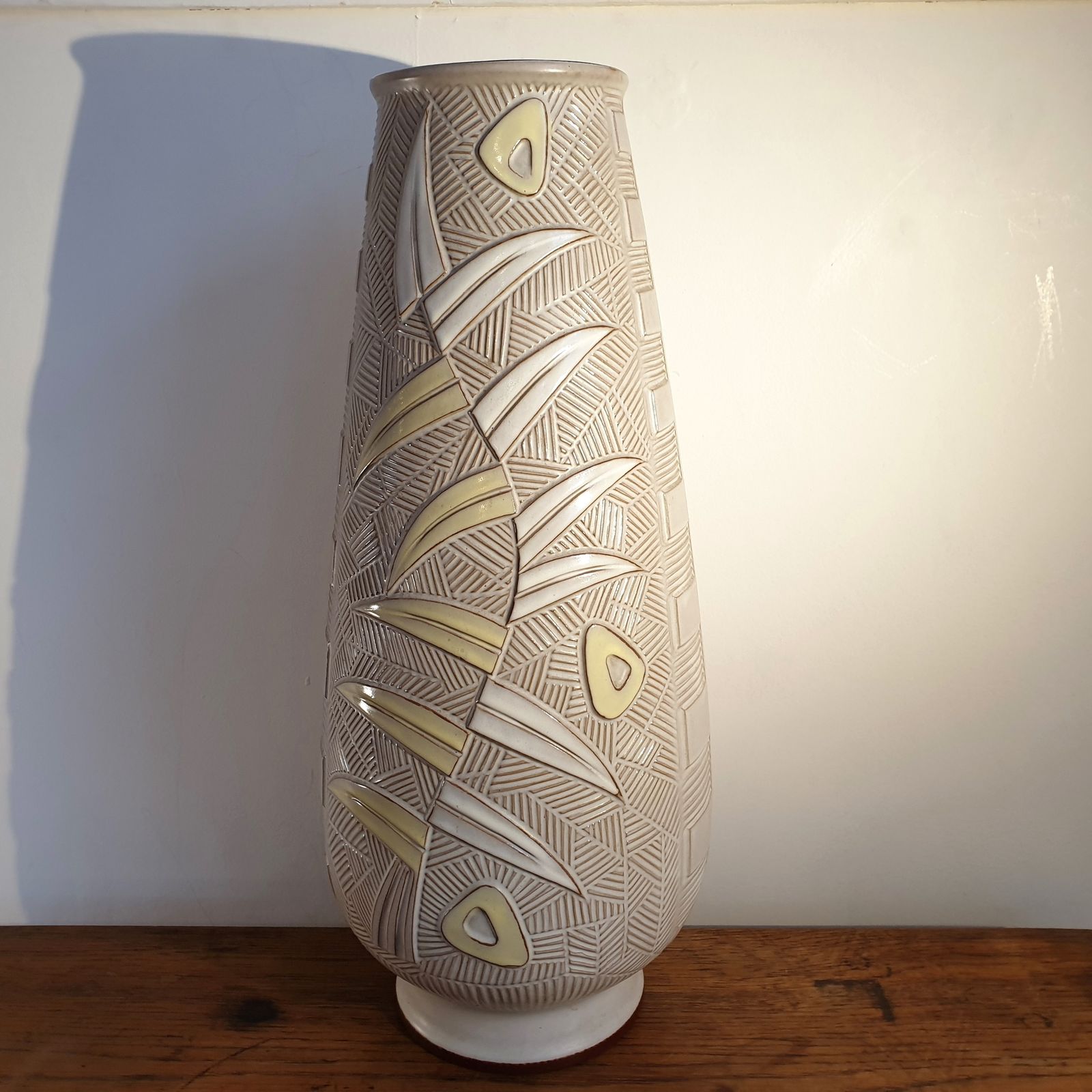 Vintage Attika Floor Vase By Carstens 1950 S