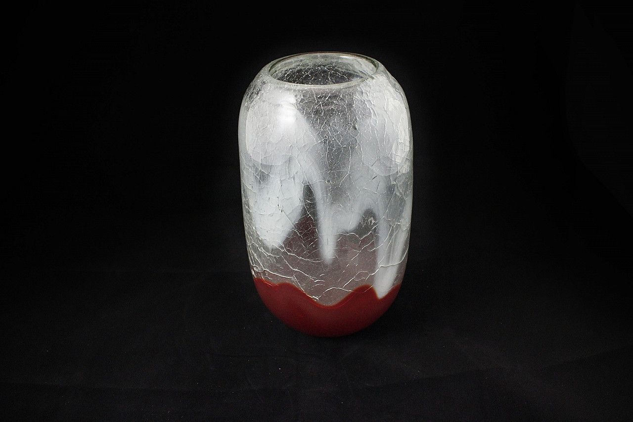Russian Glass Vase By Svetlana Beskinskaja, 1960s photo furniture