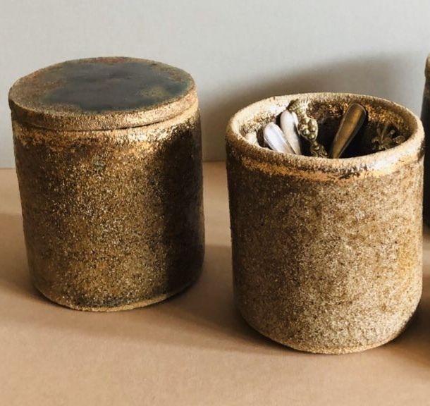 Unique Handmade Ceramic Jar With Lid | Handmade Pottery