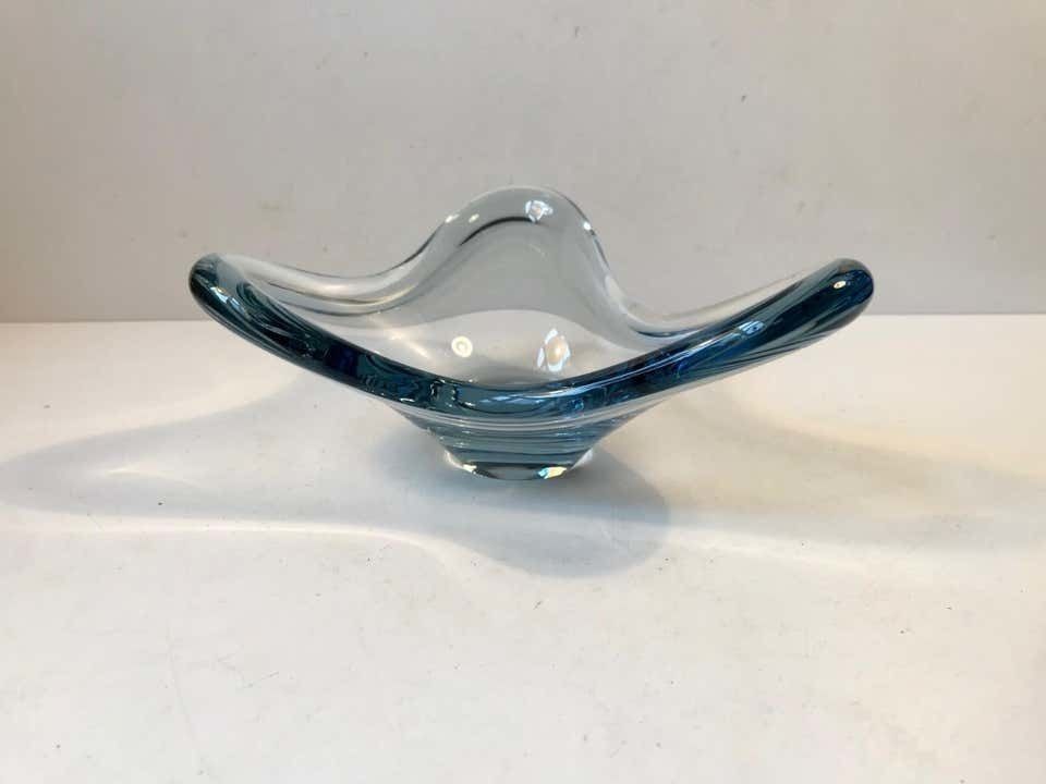 Blue Aqua Dish By Per Lütken For Holmegaard, 1960s photo furniture