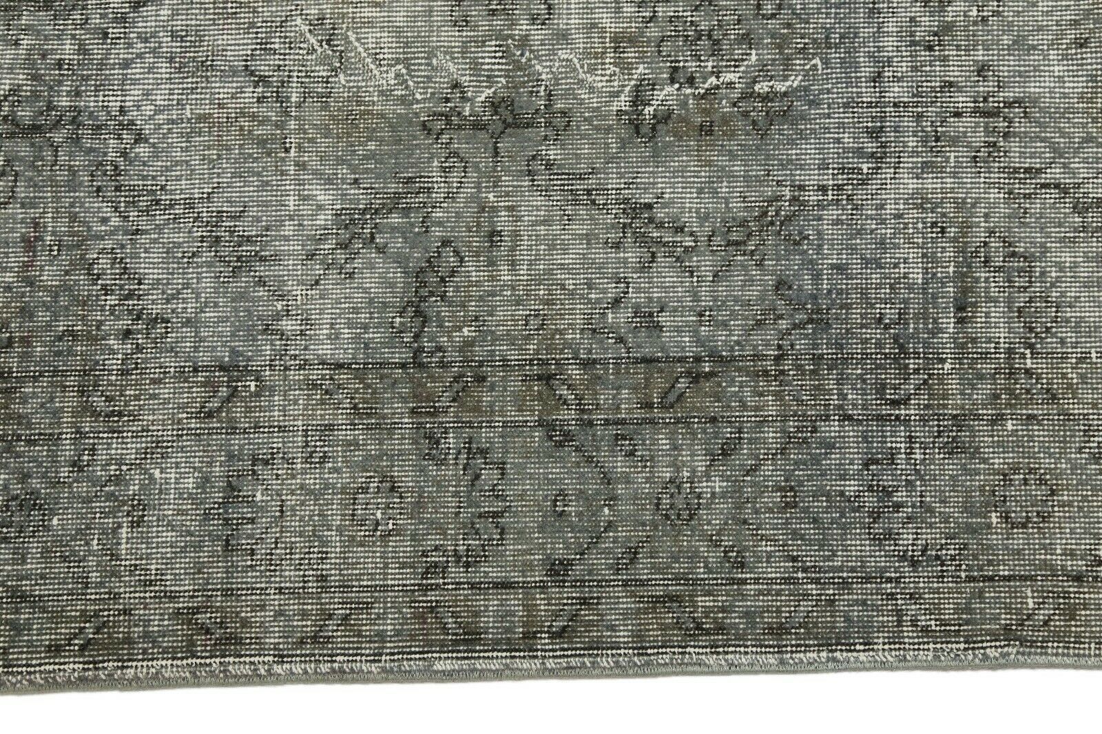 197x307 Cm Oushak Turkish Area Distressed Vintage Living Room Handwoven Wool Rug 6'5x10'1 Ft photo vinterior