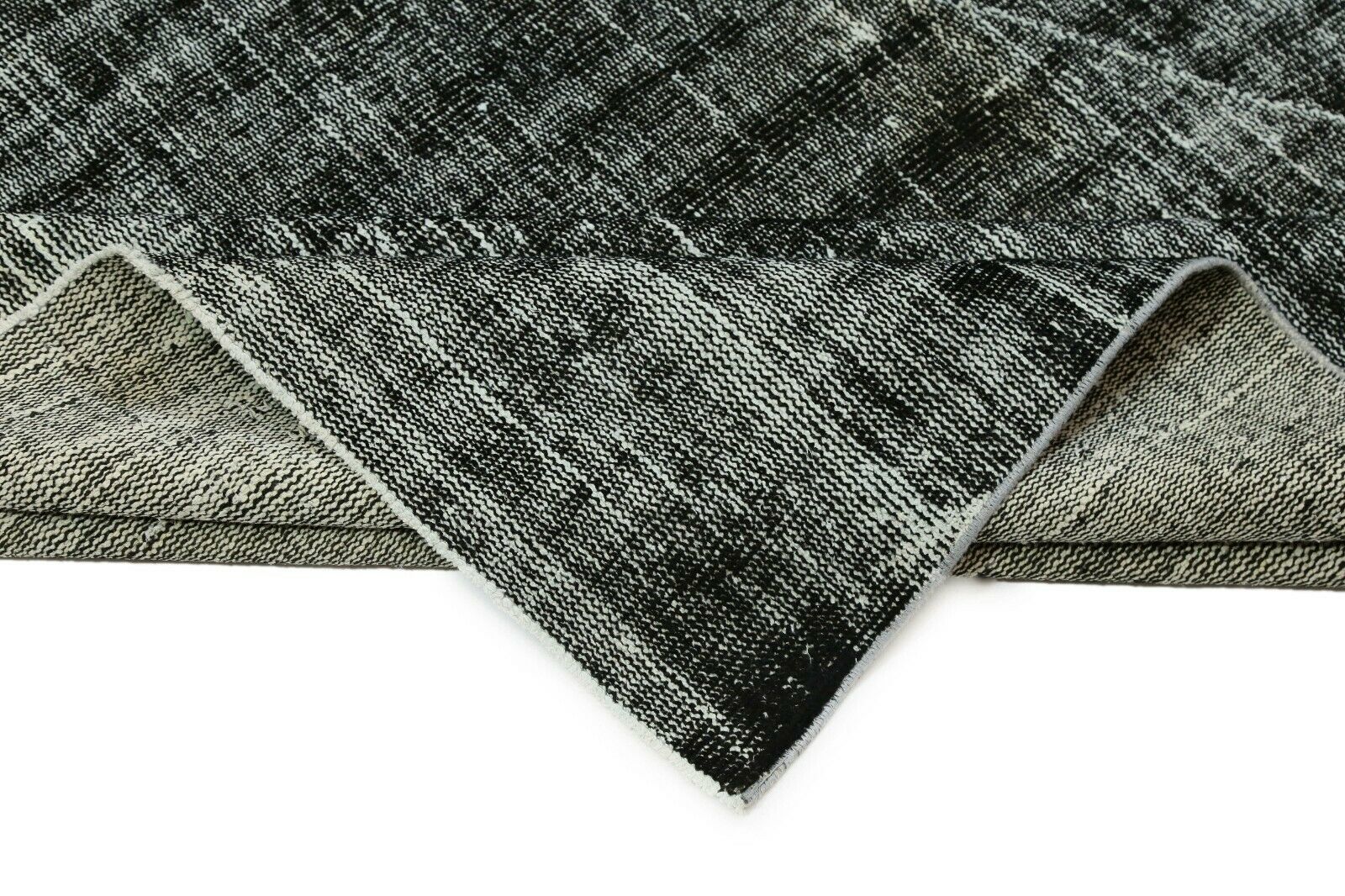 photo furniture 222x275 Cm Black Turkish Area Distressed Vintage Living Room Oushak Handmade Wool Rug 7'2x9 Ft