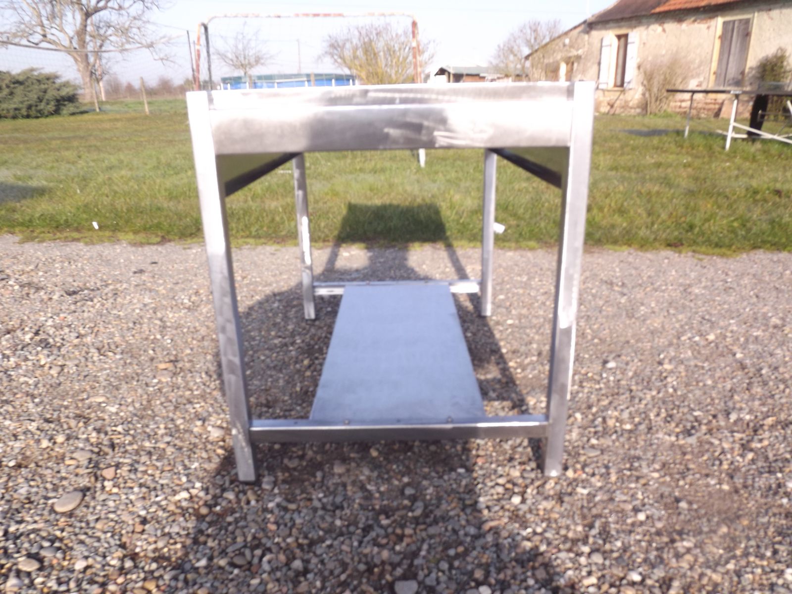 Industrial Iron Side Table photo furniture