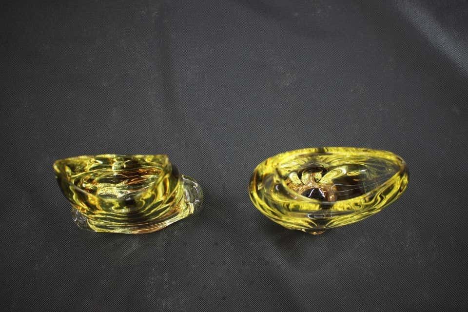 photo furniture Set Of Two Vases/železnobrodské Sklo, 1960s