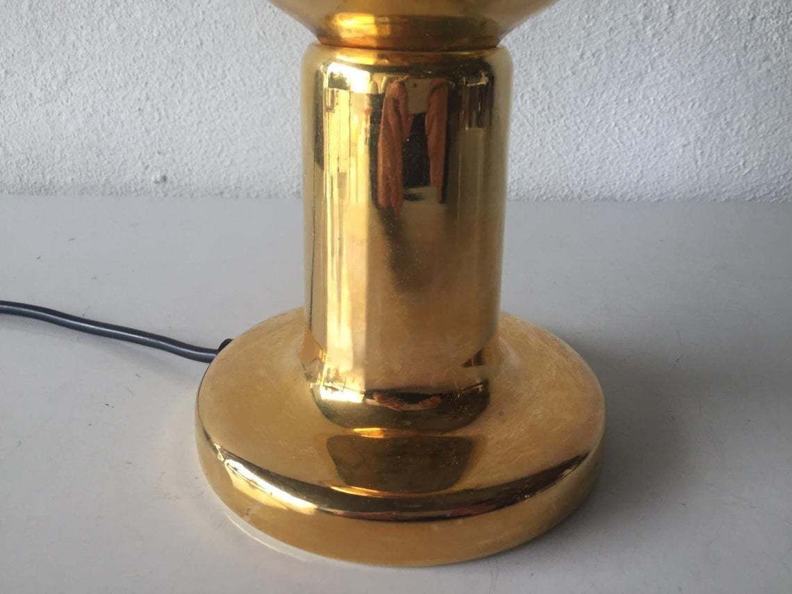 photo furniture Philips Ntd Gold Metal Ball Desk Lamp   1970s