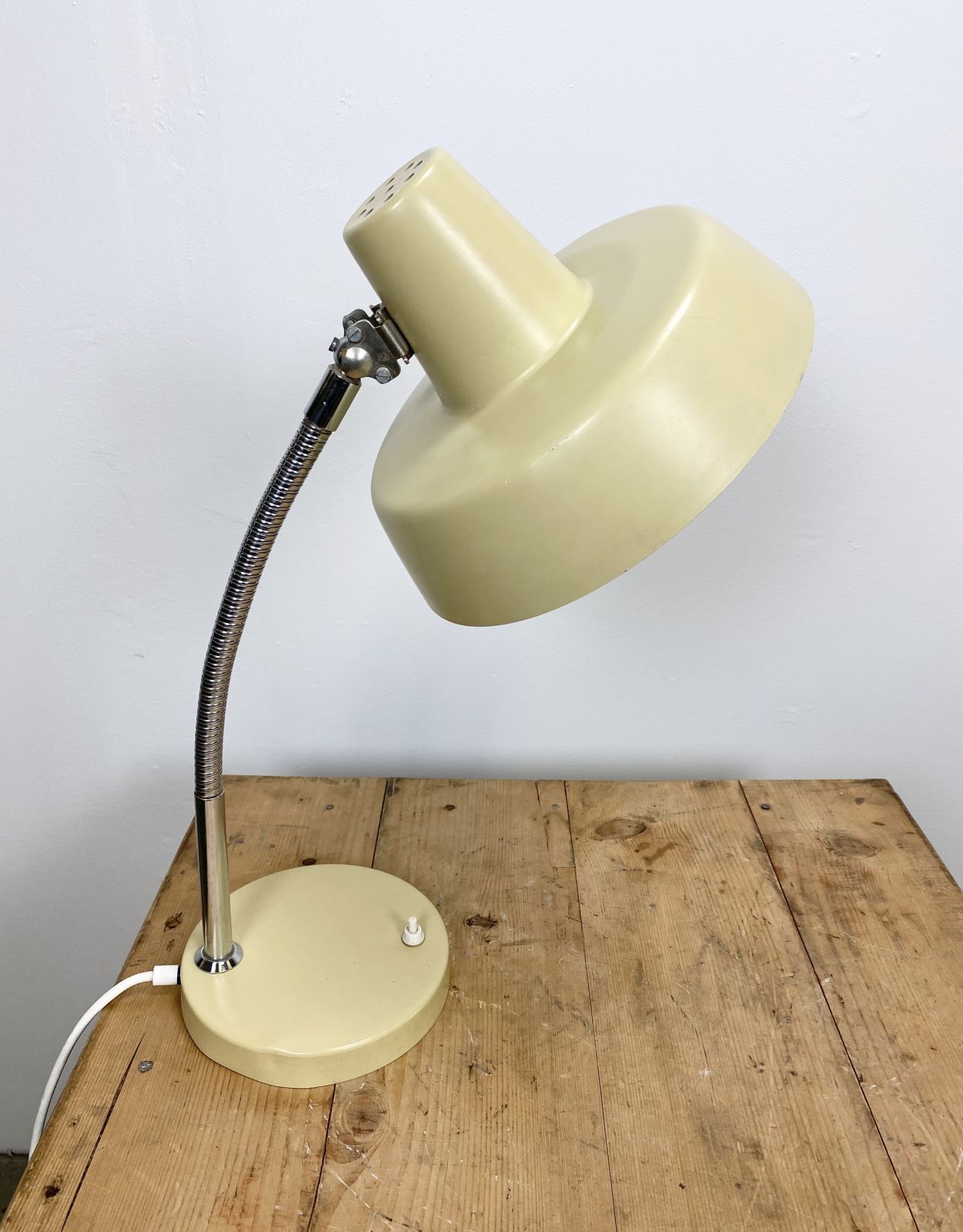 photo for sale Beige Gooseneck Table Lamp, 1960s