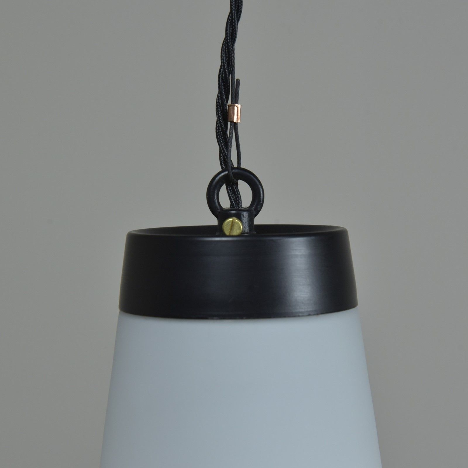 Stepped Conical Opaline Lights photo for sale