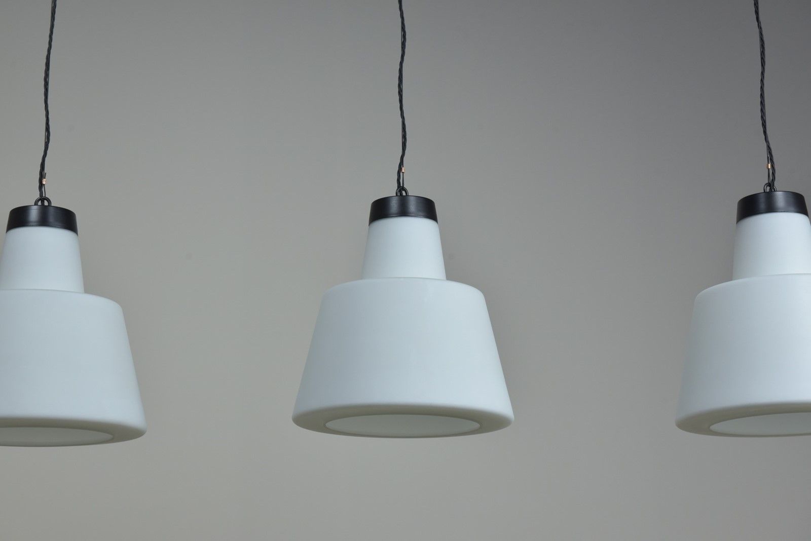 photo for sale Stepped Conical Opaline Lights