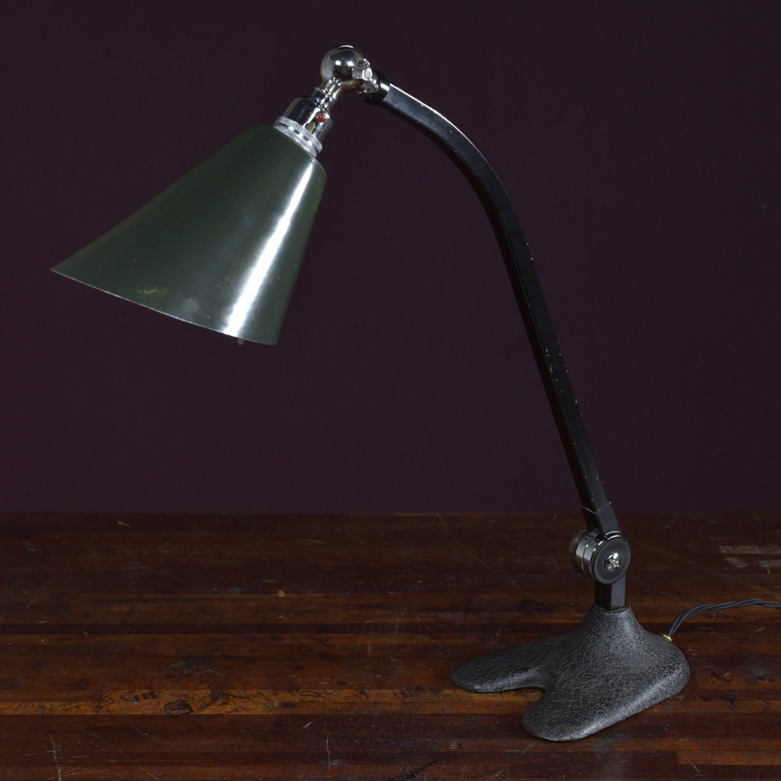 Metal Antique Desk Lamp photo for sale
