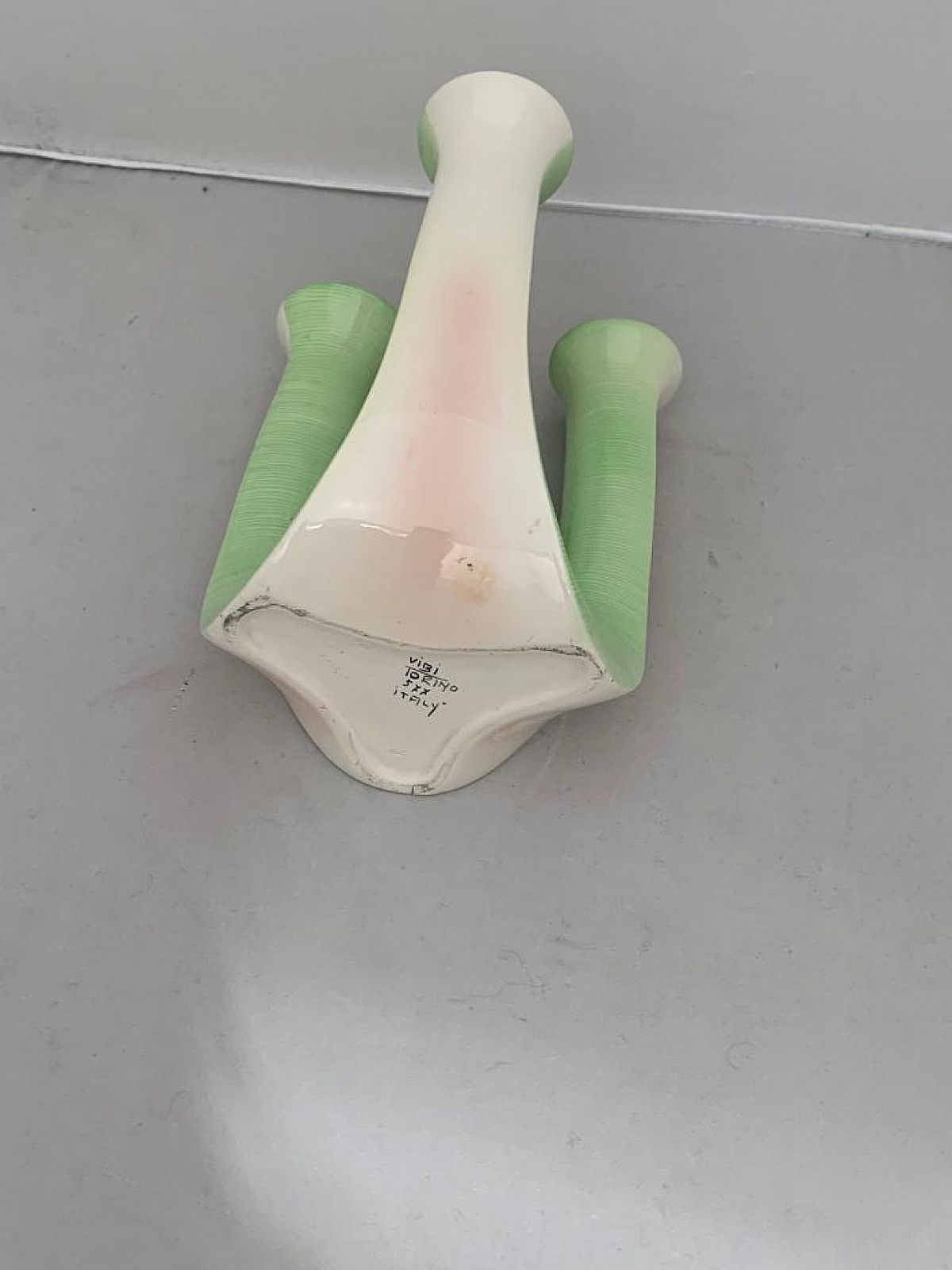 Italian Ceramic Candleholder By Vibi, 1950s photo 671.84