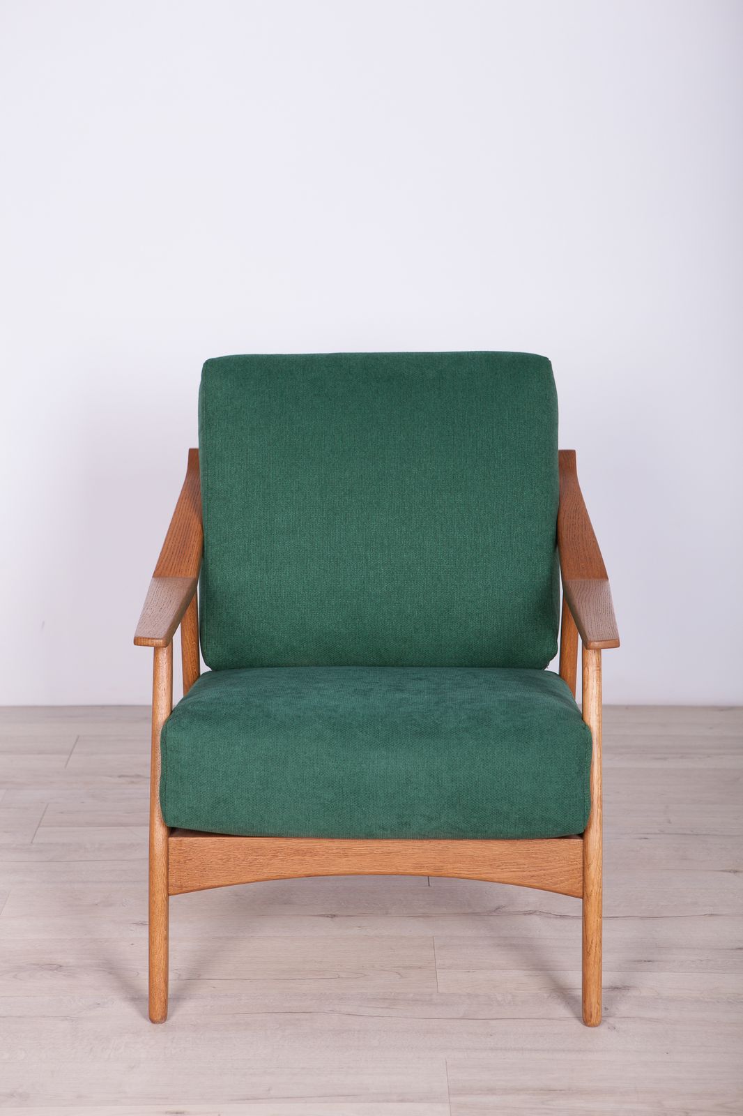 Danish Oak Armchair By Brockmann Petersen For Randers Møbelfabrik, 1960s photo furniture
