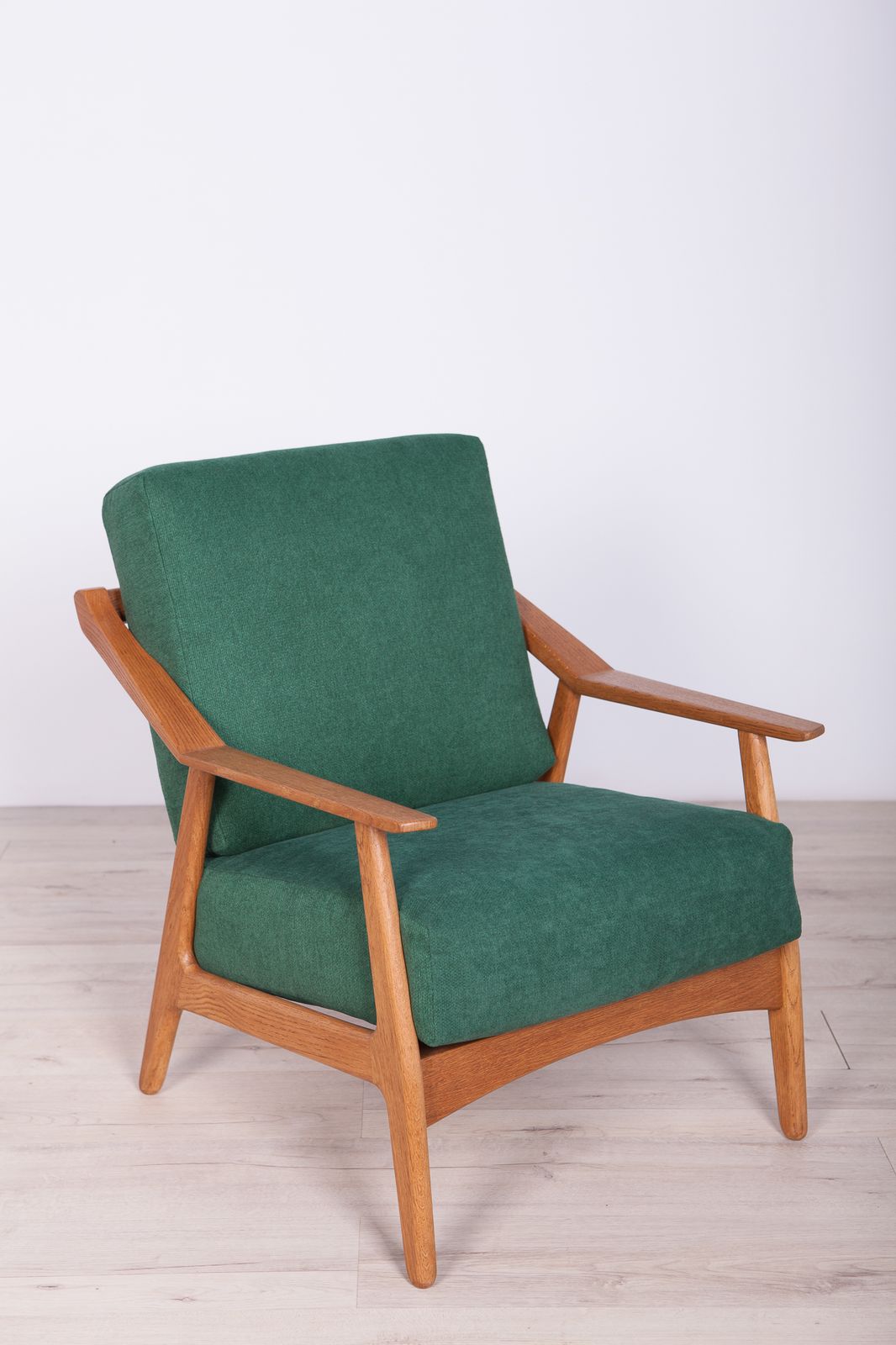 photo furniture Danish Oak Armchair By Brockmann Petersen For Randers Møbelfabrik, 1960s