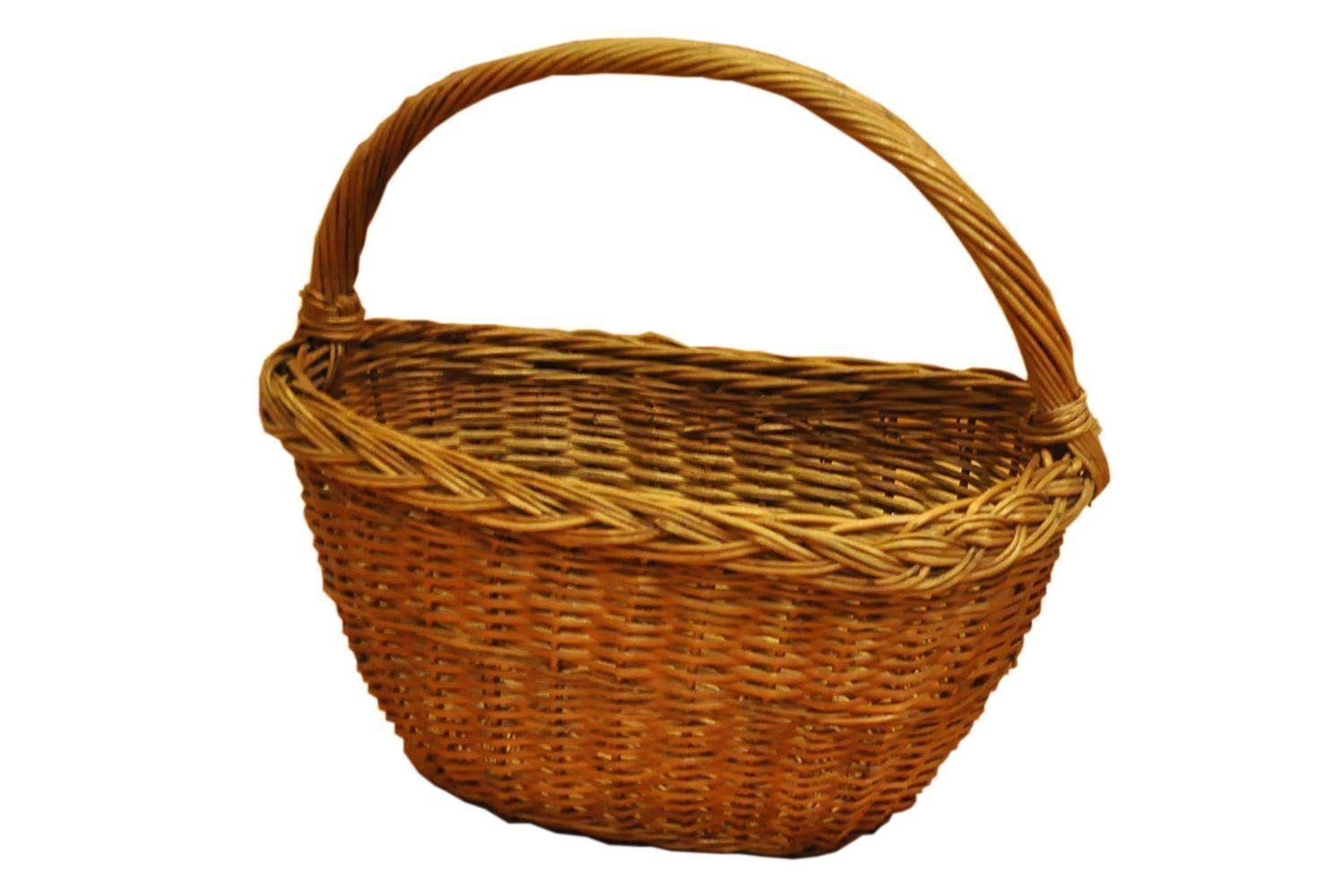 Vintage Wicker Basket, 1950s photo buy