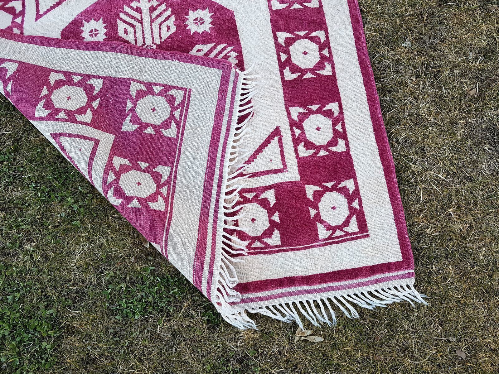 Vintage Tribal Oushak Runner photo vinterior