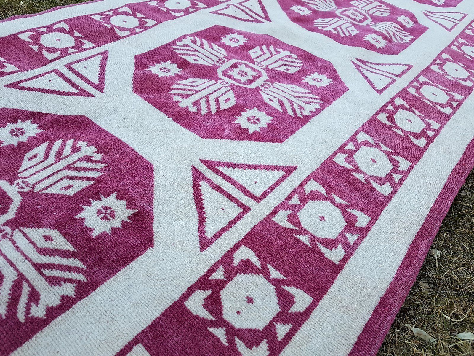 Vintage Tribal Oushak Runner photo vintage