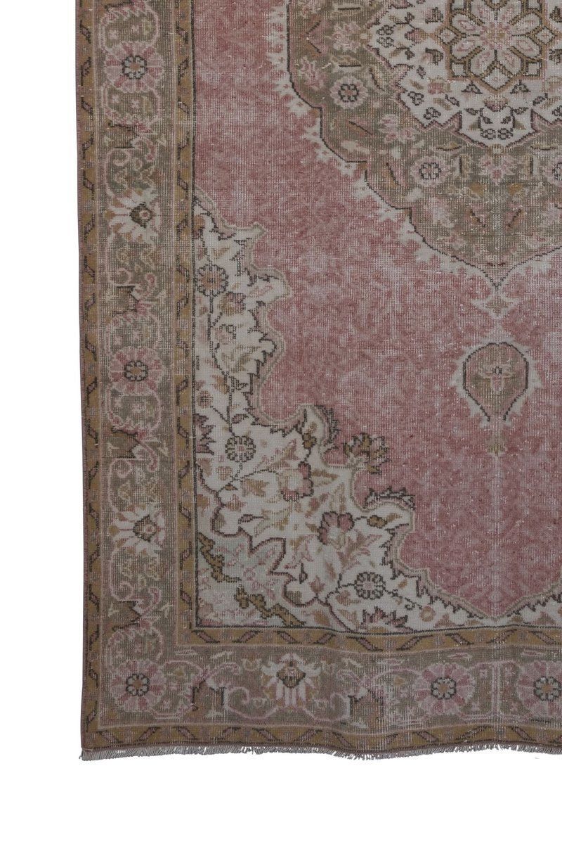 Vintage Turkish Oushak Rug, 1970s photo furniture