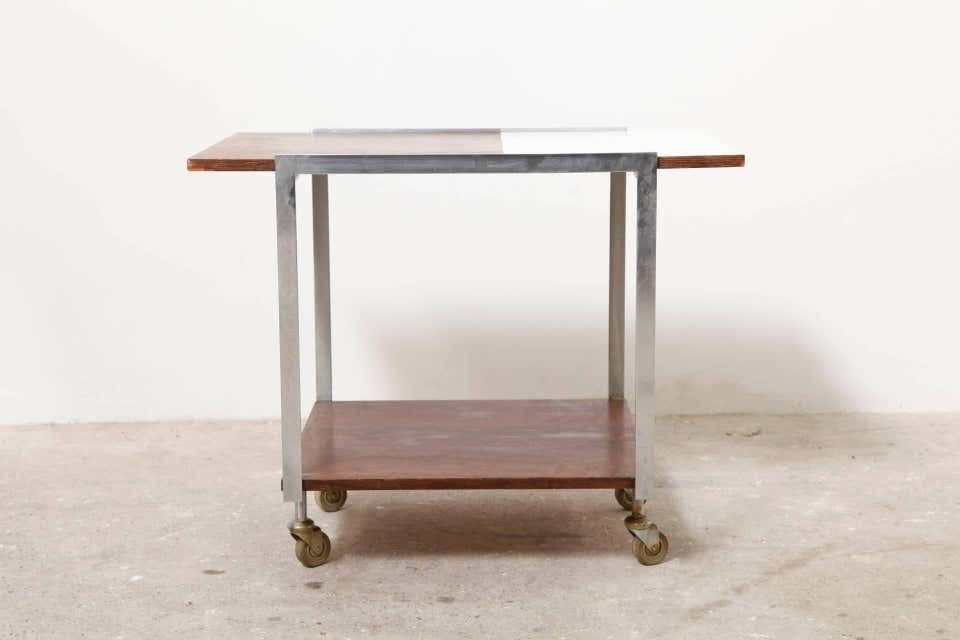 Mid Century Modern Rolling Bar/Serving Cart photo Furniture