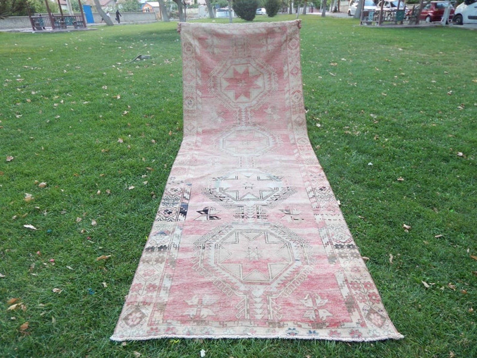 Oushak Runner Rug, 1970s photo furniture