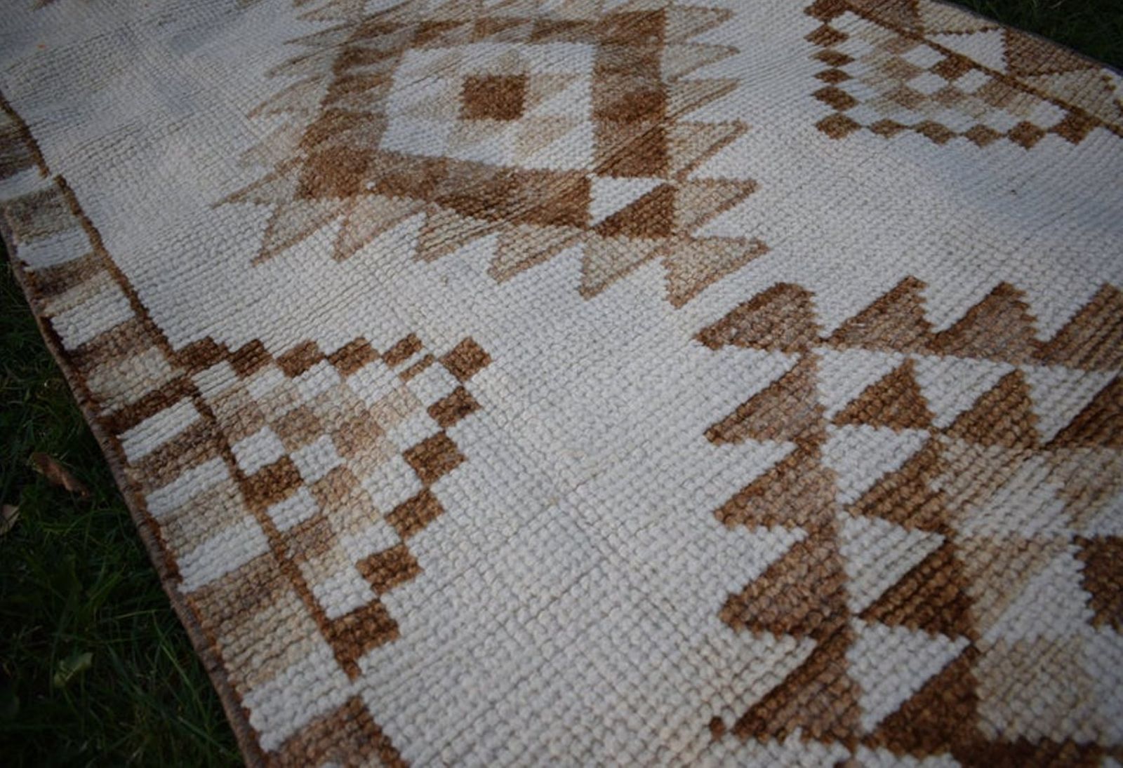 Turkish Hand Knotted Runner Rug photo buy