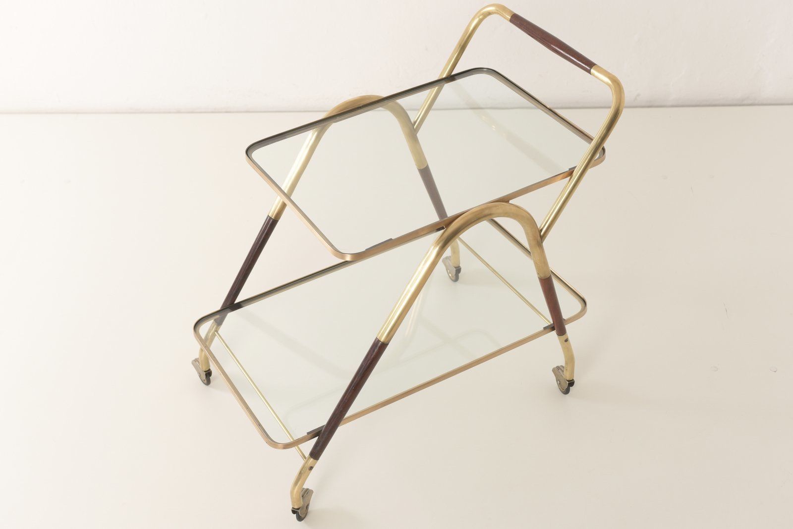 Italian Tea Cart By Cesare Lacca For Cassina, 1950s photo vinterior