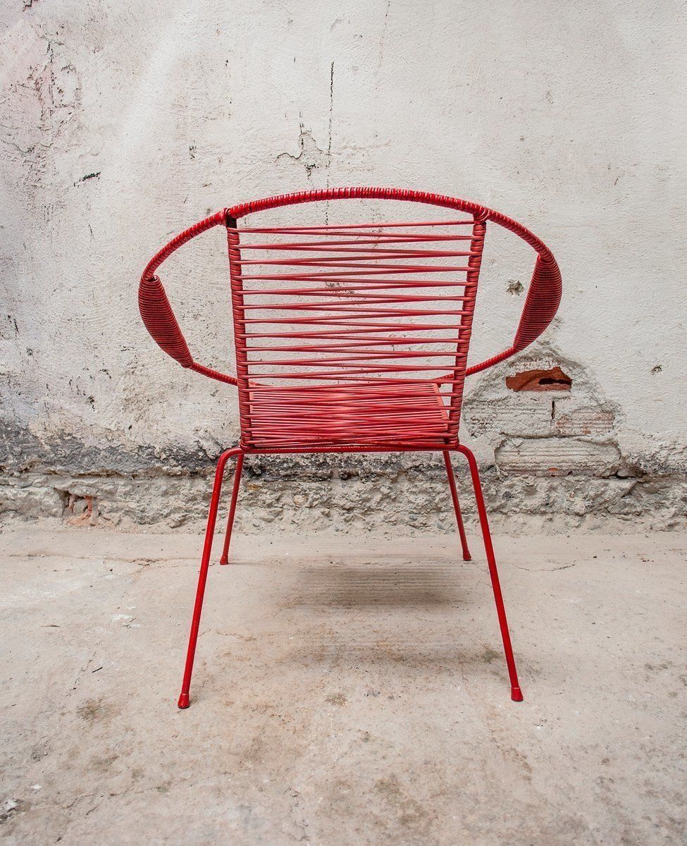 Italiaanse Kinderstoelen Van Ijzer En Kunststof, Ca. Jaren 1950, Set Van 2 photo 820.56