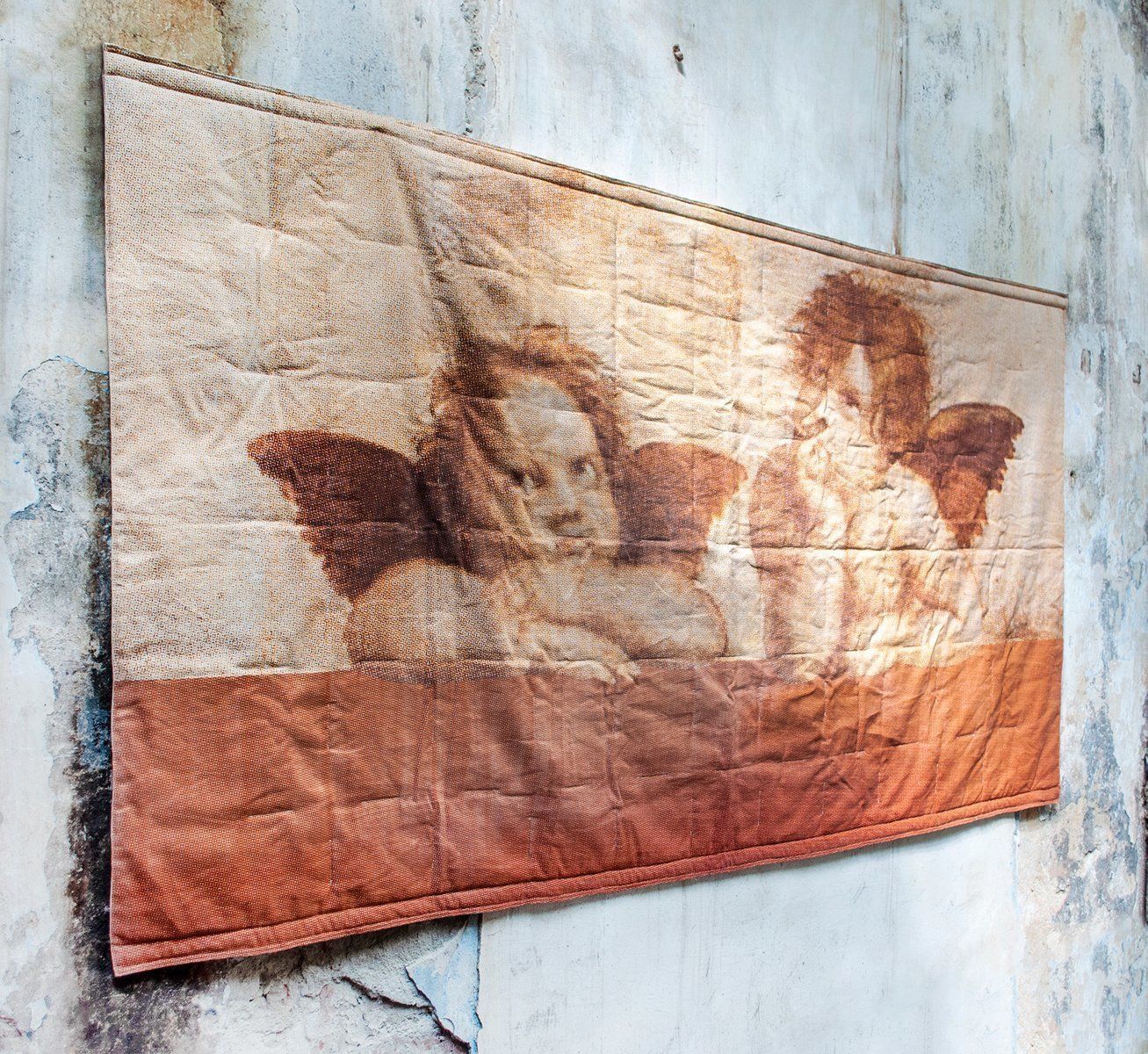 Raffaello Tapestry Van Enzo Mari Voor Interflex, Italië, 1993 photo for sale