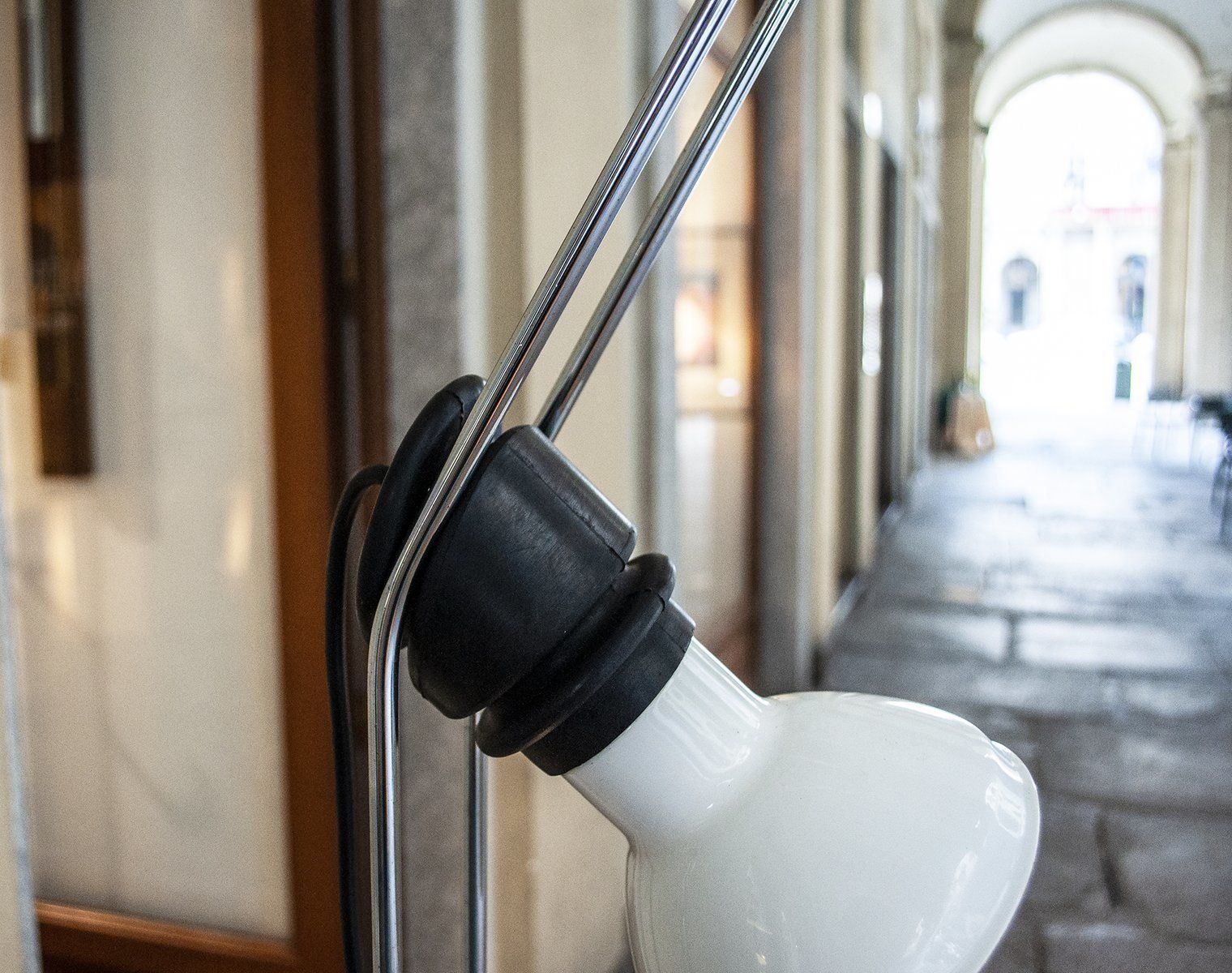Vintage Italian Adjustable Double Light Floor Lamp, 1970s photo vinterior