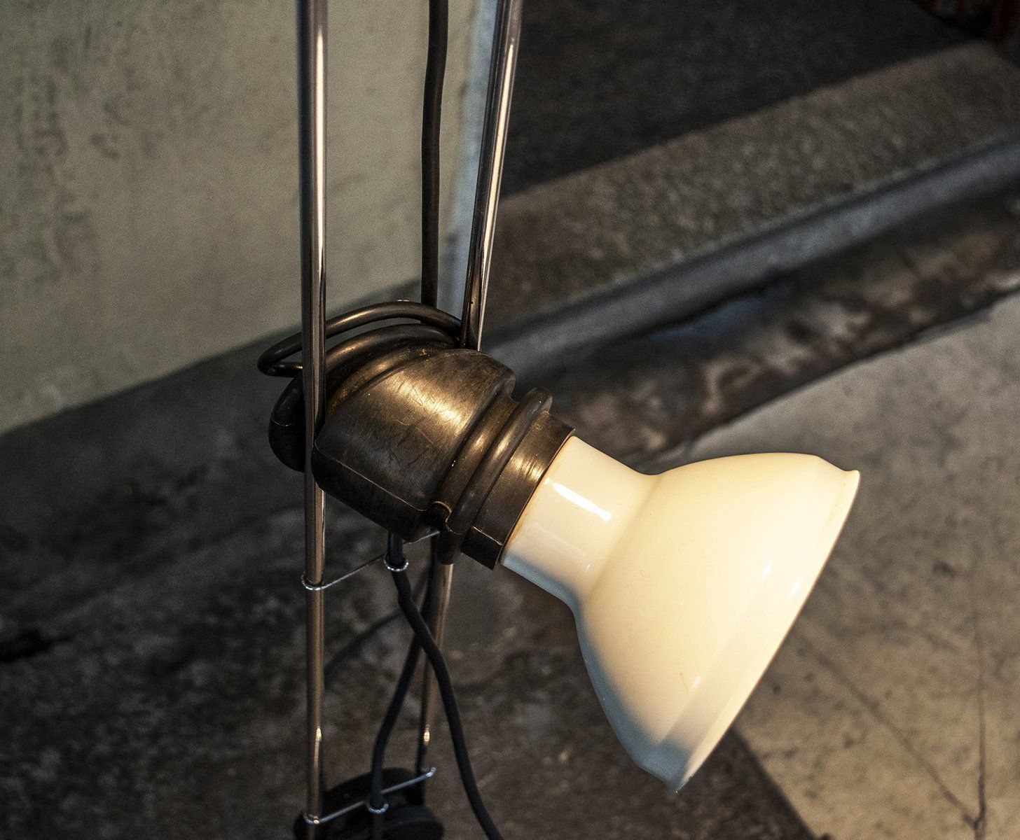 Vintage Italian Adjustable Double Light Floor Lamp, 1970s photo buy