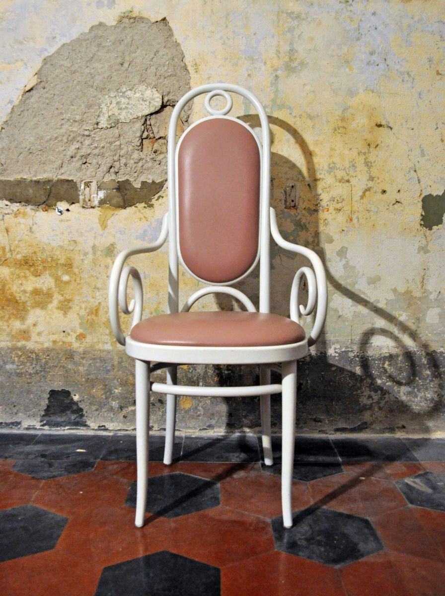 Gelakte Bentwood Fauteuil, Jaren 1980
