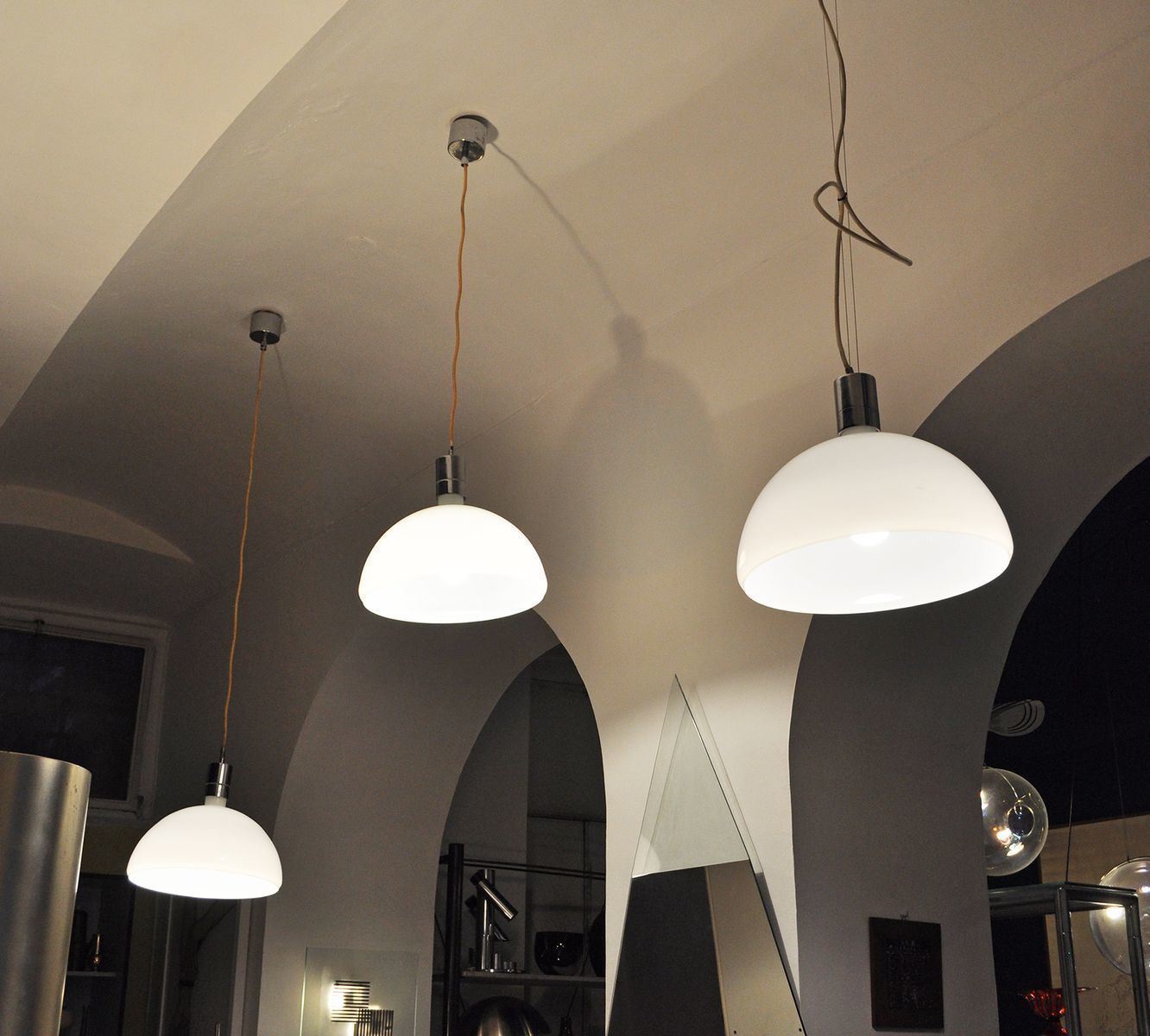 Am As Series Chandelier By Helg, Piva, And Albini For Sirrah, 1969 photo for sale