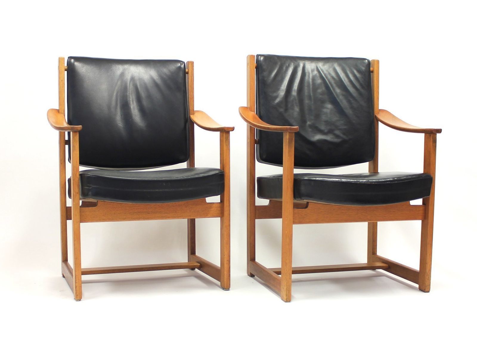 Armchairs By Sven Kai Larsen For Nordiska Kompaniet, 1960s, Set Of 2 photo 1131.0