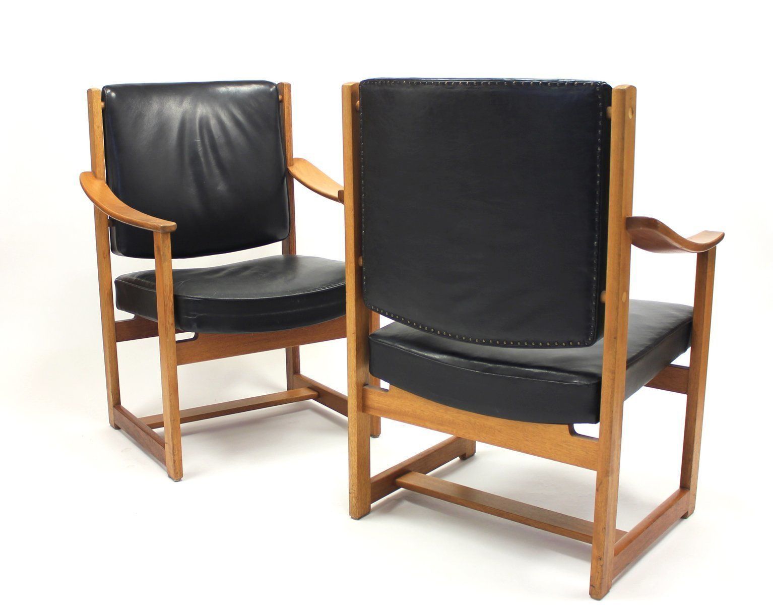 Armchairs By Sven Kai Larsen For Nordiska Kompaniet, 1960s, Set Of 2 photo vinterior