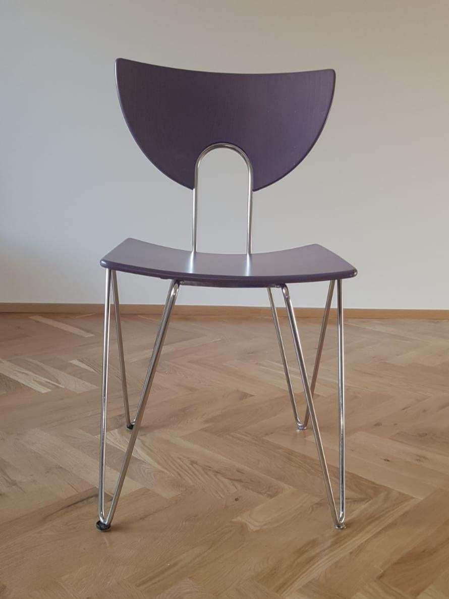 photo for sale Set Of Seven Mikado 1800 Chairs Designed By Walter Leeman For Kusch+Co, 1970s.