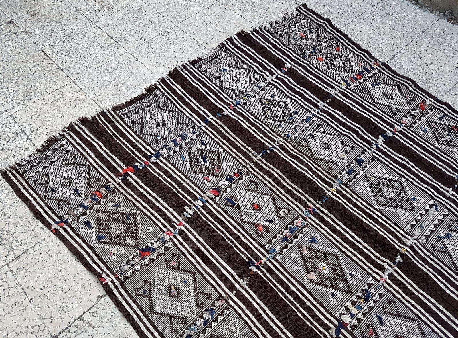 Vintage Kurdish Kilim Rug, 1970s photo for sale