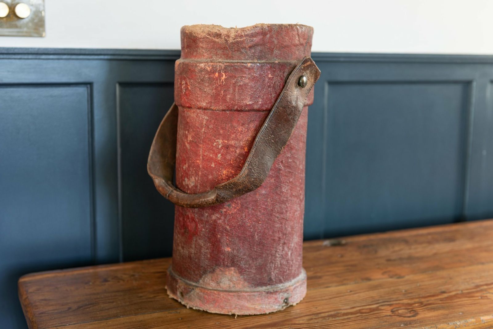 Ww1 Period Leather Cordite Carrier photo Home Decor